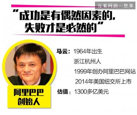 马云和当年小伙伴的资产排排座,互联网的一些事