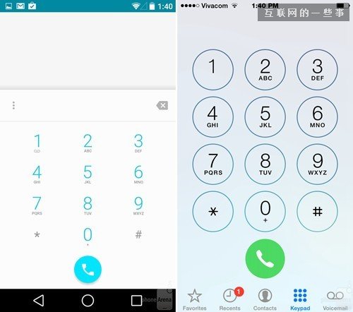 Android L对比iOS 8 谁抄了谁?,互联网的一些事