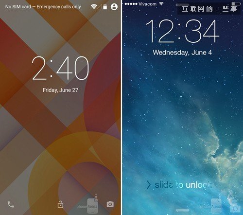 Android L对比iOS 8 谁抄了谁?,互联网的一些事
