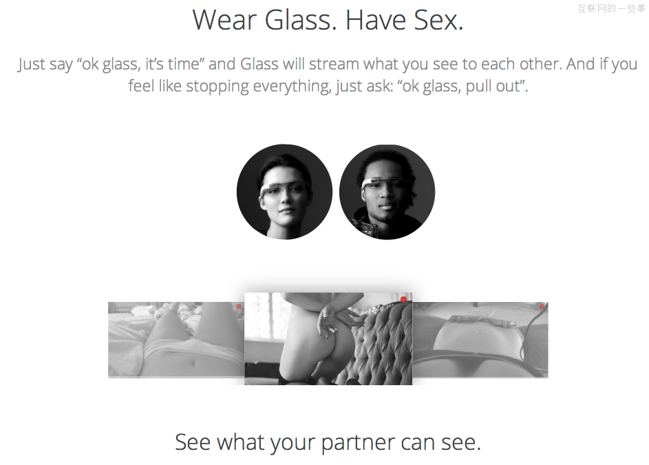 史上最无节操的谷歌眼镜应用，“小姐你好，请让我先戴上眼镜”,互联网的一些事