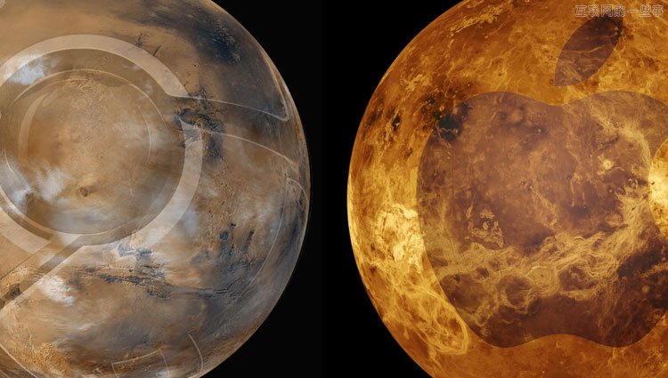 Google和苹果，在不同的战场上,互联网的一些事