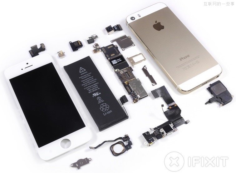 拆解iPhone 5s——了解 iPhone 5s 的内部构造,互联网的一些事