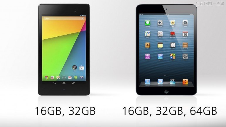 平板电脑对比：二代 Nexus 7 Vs. iPad mini,互联网的一些事