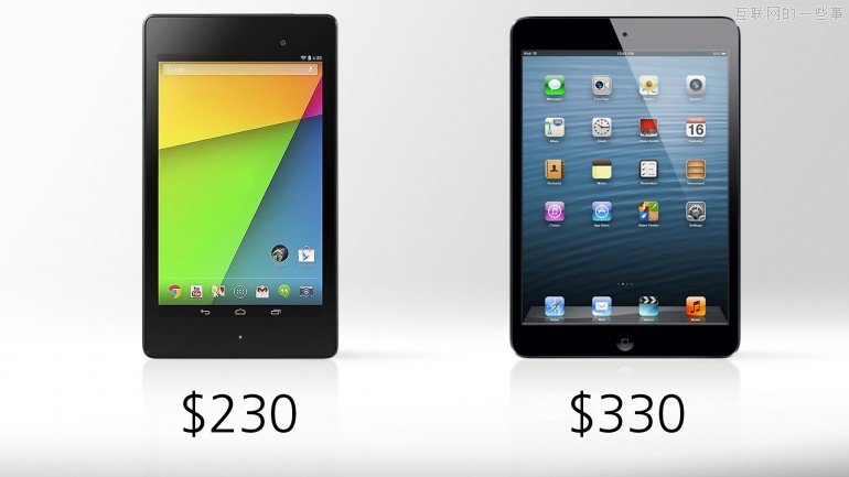 平板电脑对比：二代 Nexus 7 Vs. iPad mini,互联网的一些事