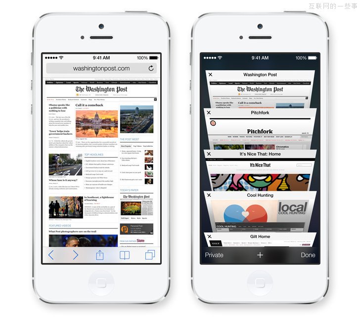 【多图】苹果iOS 7官方设计图,互联网的一些事