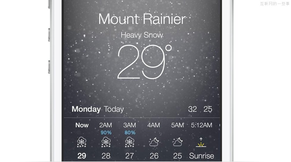 【多图】苹果iOS 7官方设计图,互联网的一些事