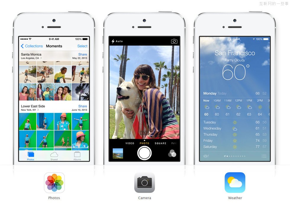 【多图】苹果iOS 7官方设计图,互联网的一些事