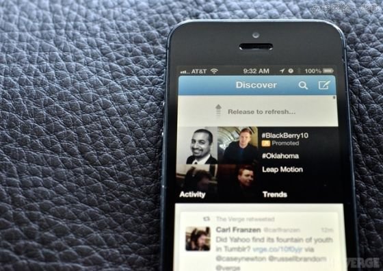 Twitter获得“下拉刷新”触控设计专利，只将其用于防守,互联网的一些事