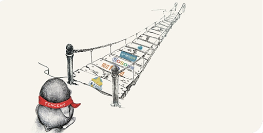 腾讯：走自己的路，让别人无路可走,互联网的一些事