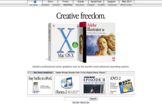 【多图】回顾15年来苹果官网的点滴变化(140P),互联网的一些事