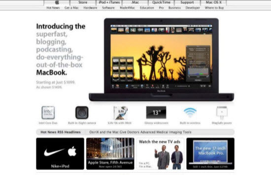 【多图】回顾15年来苹果官网的点滴变化(140P),互联网的一些事