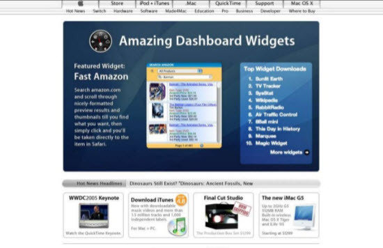【多图】回顾15年来苹果官网的点滴变化(140P),互联网的一些事