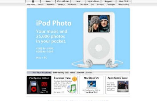 【多图】回顾15年来苹果官网的点滴变化(140P),互联网的一些事