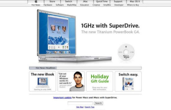 【多图】回顾15年来苹果官网的点滴变化(140P),互联网的一些事