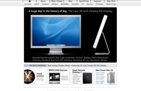 【多图】回顾15年来苹果官网的点滴变化(140P),互联网的一些事