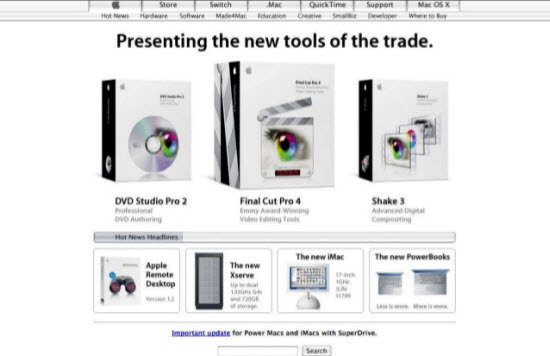 【多图】回顾15年来苹果官网的点滴变化(140P),互联网的一些事