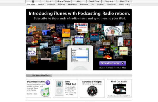【多图】回顾15年来苹果官网的点滴变化(140P),互联网的一些事