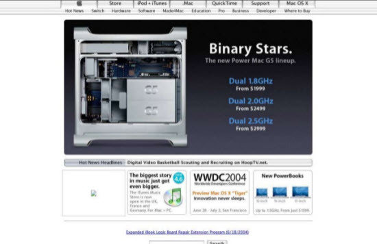 【多图】回顾15年来苹果官网的点滴变化(140P),互联网的一些事