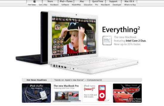 【多图】回顾15年来苹果官网的点滴变化(140P),互联网的一些事