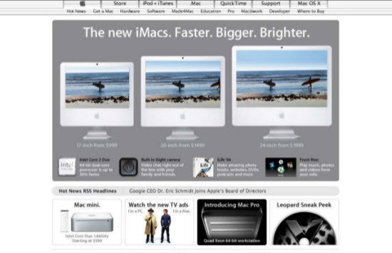 【多图】回顾15年来苹果官网的点滴变化(140P),互联网的一些事