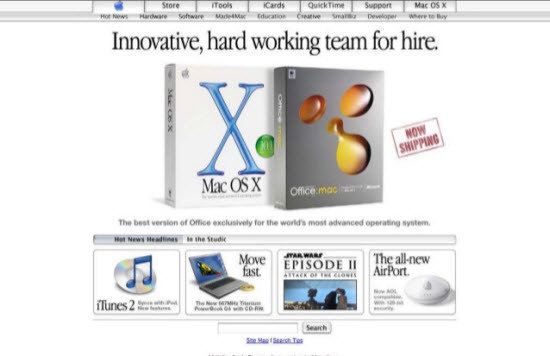 【多图】回顾15年来苹果官网的点滴变化(140P),互联网的一些事