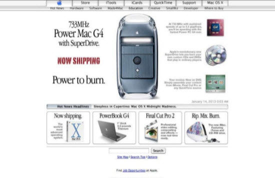 【多图】回顾15年来苹果官网的点滴变化(140P),互联网的一些事