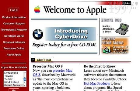 从谷歌到YouTube，20个最受欢迎网站初问世模样,互联网的一些事