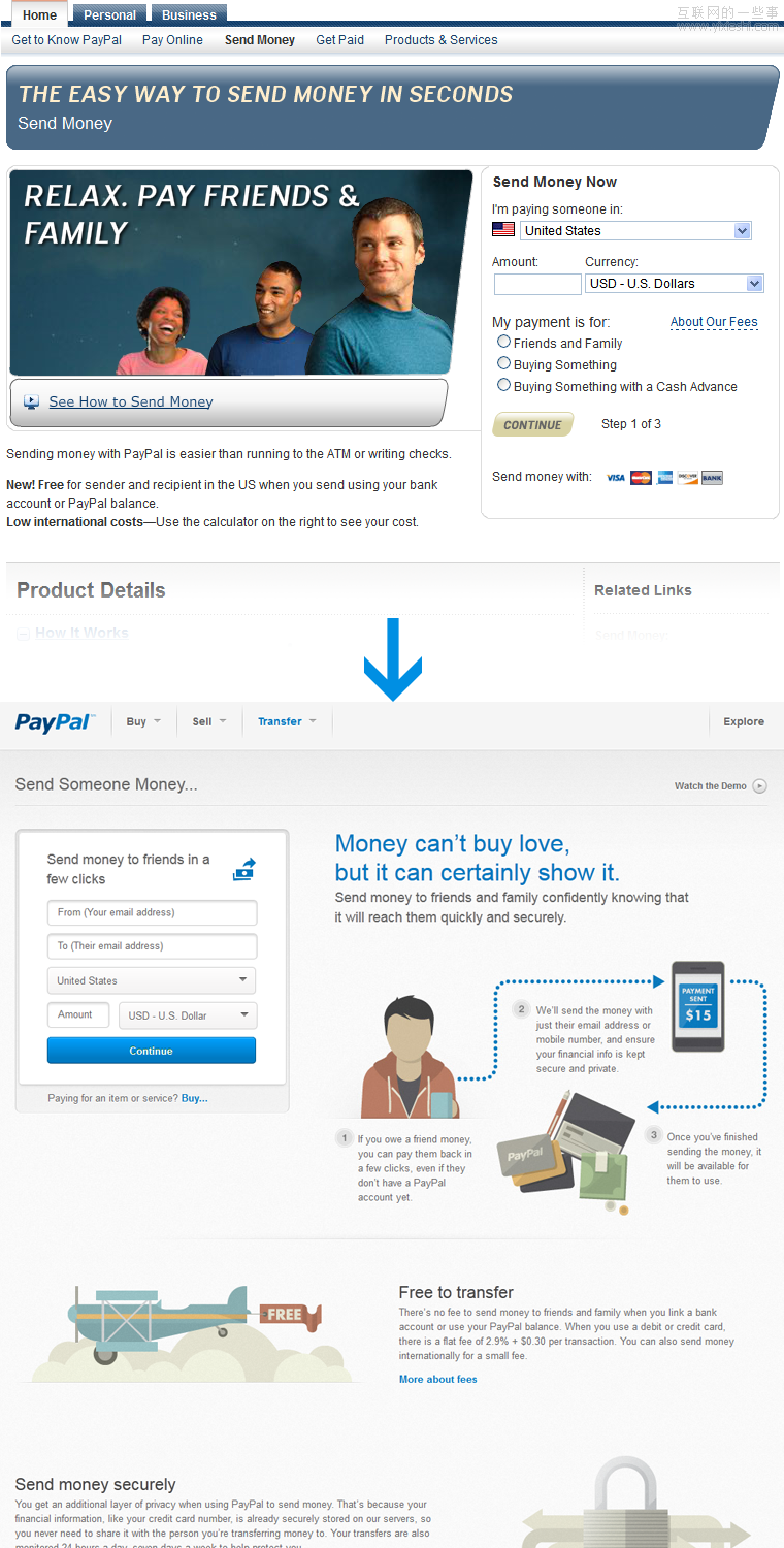 PayPal换装记,互联网的一些事