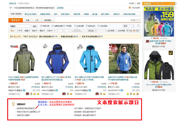 文本搜索：淘宝搜索新玩法,互联网的一些事