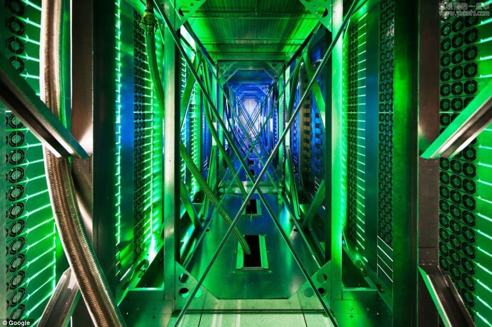谷歌向外展示其八个机密数据中心,互联网的一些事