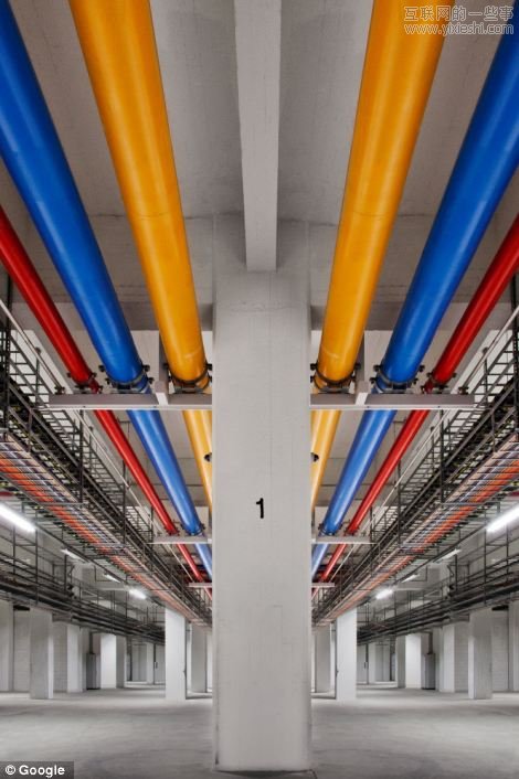 谷歌向外展示其八个机密数据中心,互联网的一些事