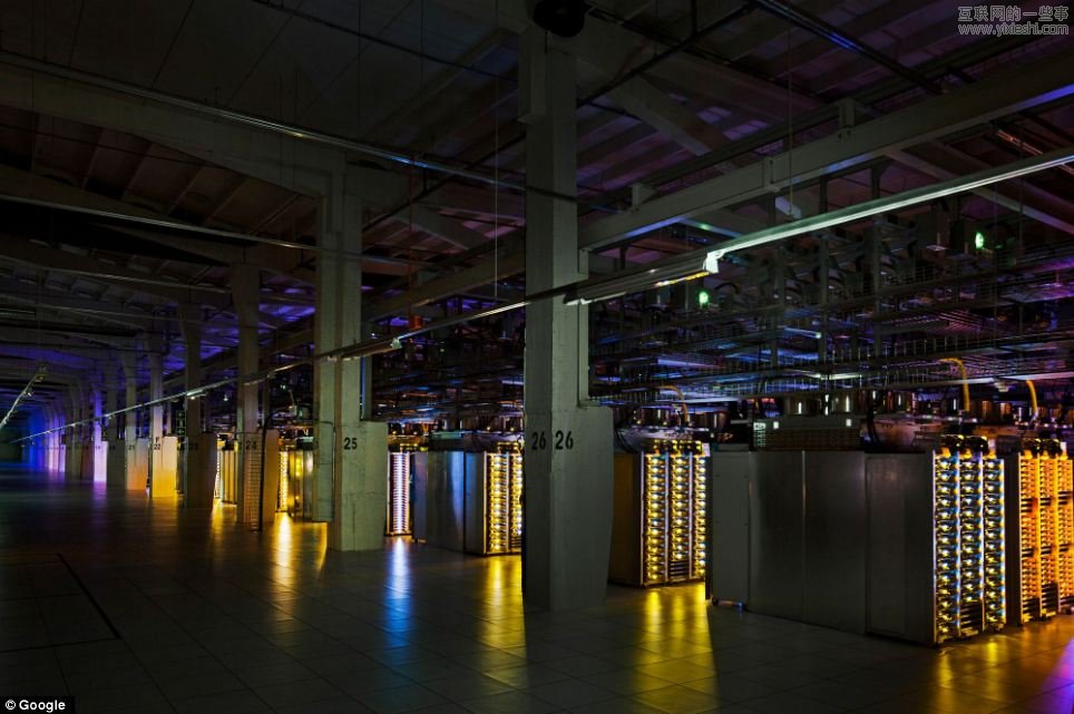 谷歌向外展示其八个机密数据中心,互联网的一些事