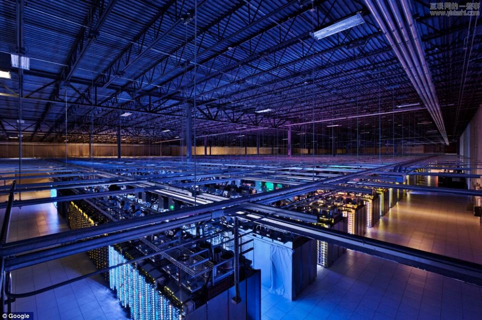 谷歌向外展示其八个机密数据中心,互联网的一些事