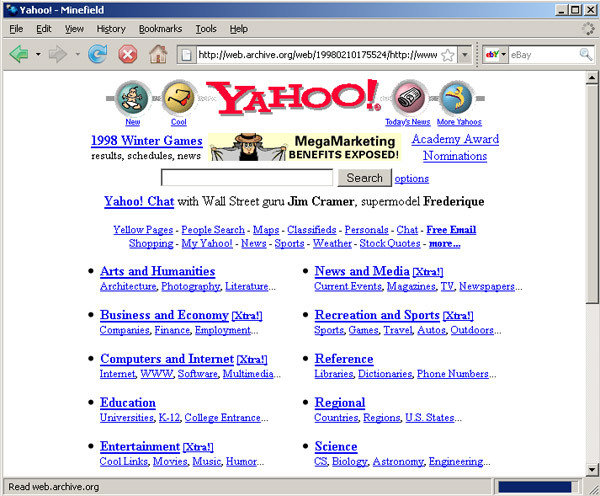 门户网站的进化：雅虎主页变形记,互联网的一些事