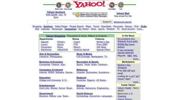 门户网站的进化：雅虎主页变形记,互联网的一些事