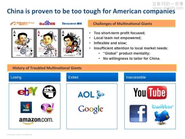 李开复：为什么美国互联网公司兵败中国？,互联网的一些事