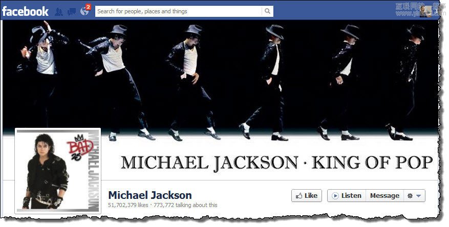 十大人气最高的Facebook页面,互联网的一些事