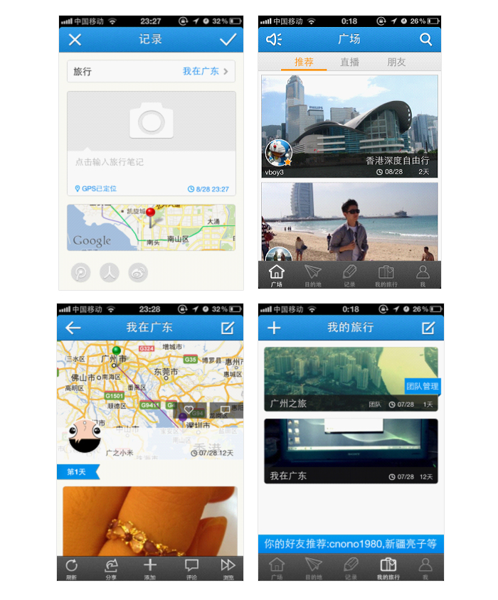 碎片化旅行足迹的再组织,互联网的一些事