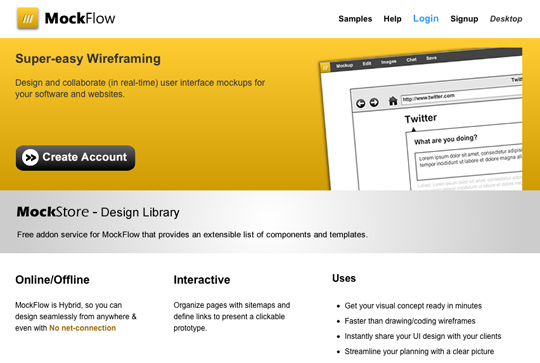 10 个用于设计网页线框图的优秀工具,互联网的一些事