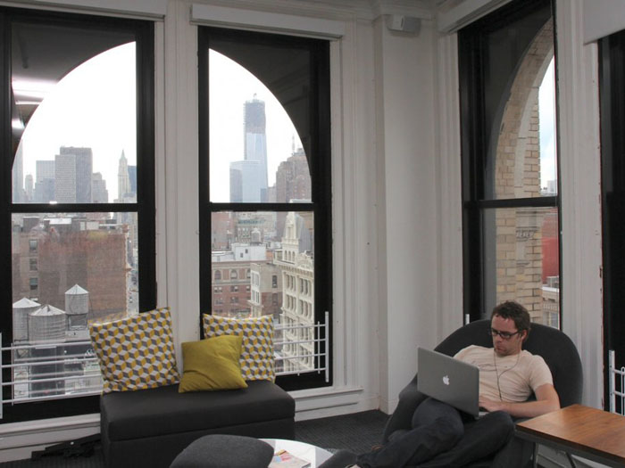 位置签到应用Foursquare办公环境实拍,互联网的一些事