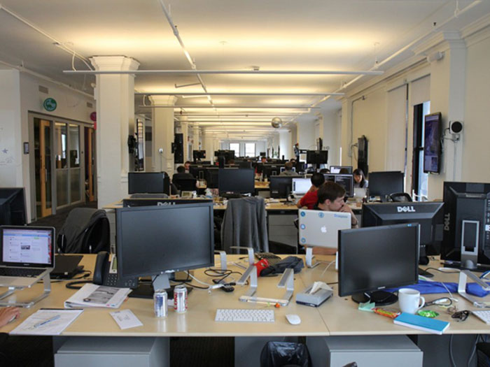 位置签到应用Foursquare办公环境实拍,互联网的一些事