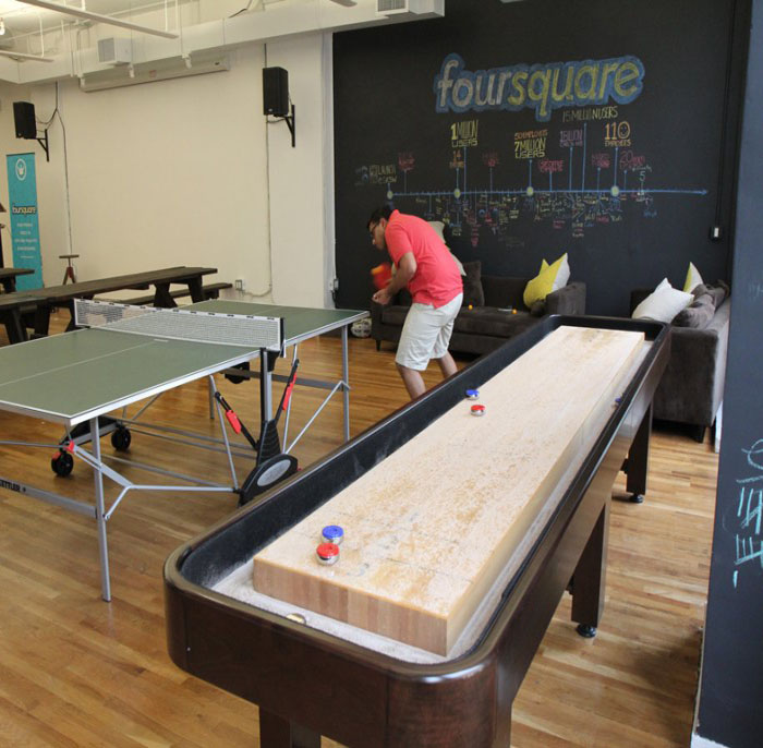 位置签到应用Foursquare办公环境实拍,互联网的一些事