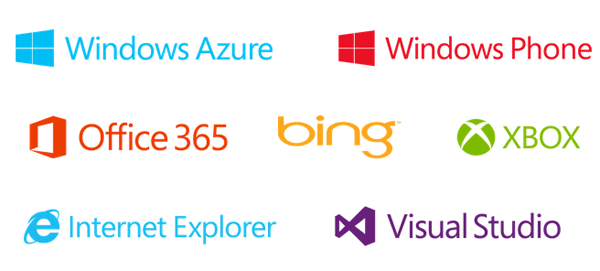 微软多款产品Logo新旧对比,互联网的一些事
