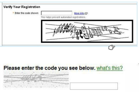 各种稀奇古怪的验证码,互联网的一些事