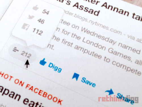 被收购的Digg将发布新版 以简洁界面设计为主,互联网的一些事