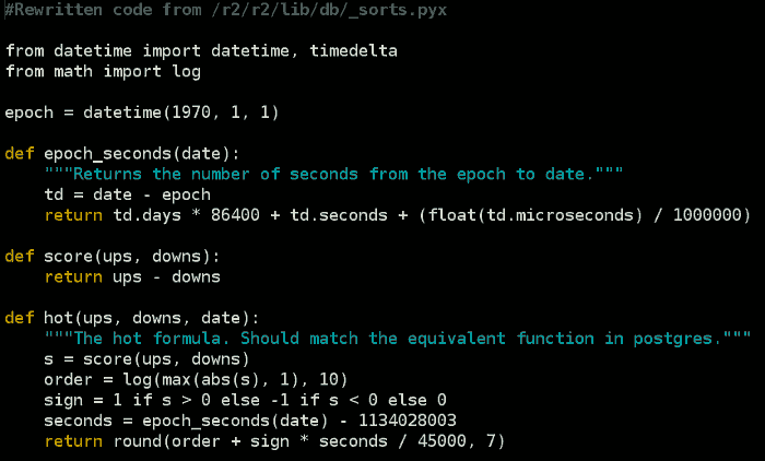 基于用户投票的排名算法（二）：Reddit,互联网的一些事