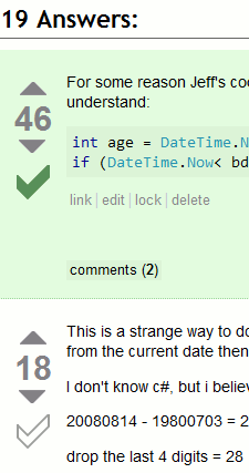 基于用户投票的排名算法（三）：Stack Overflow,互联网的一些事
