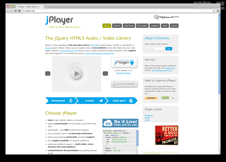 HTML5 之美：推荐9款优秀的 HTML5 音乐播放器,互联网的一些事