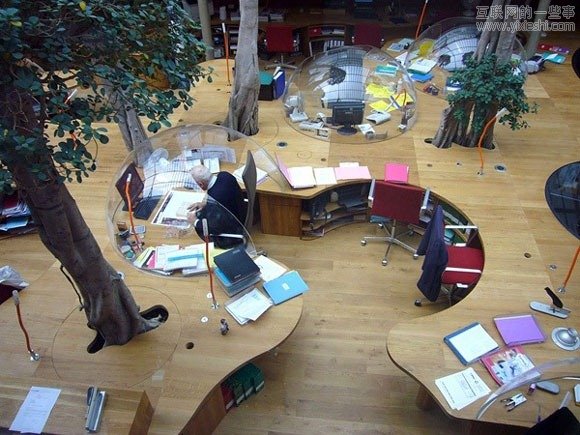 世界上最有创意的20个办公室设计,互联网的一些事