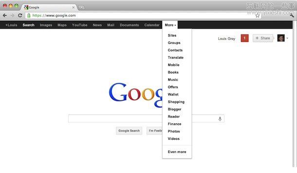 浅谈Google新版的导航栏,互联网的一些事
